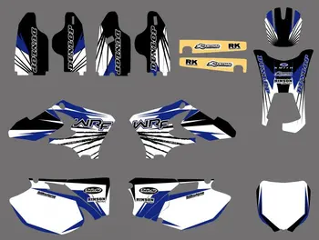 

0494 NEW TEAM GRAPHICS BACKGROUNDS DECALS For Yamaha WR250F WR450F WRF250 WRF450 2005 2006 WRF 250 450 WR 250F 450F