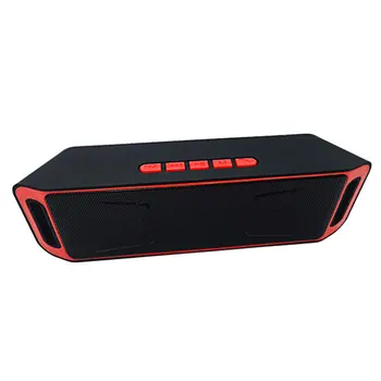 

Wireless Outdoor Mobile Phone Speaker Sc208 Computer Mini Dual Speaker Portable Small Audio Car Subwoofer