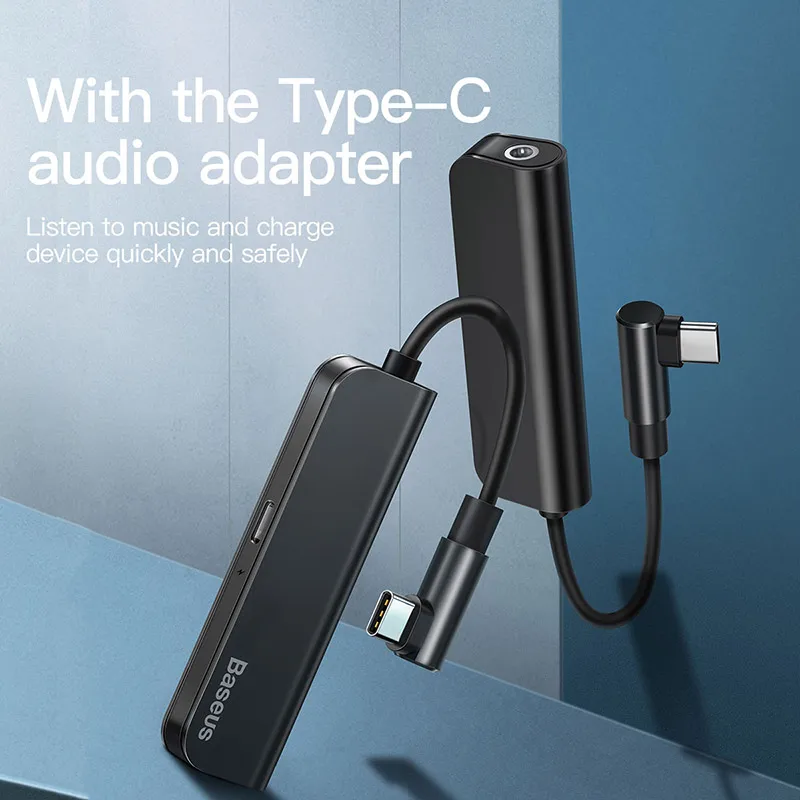 Baseus 2 в 1 usb type c до 3,5 мм разъем для наушников адаптер аудио Зарядка конвертер для xiaomi 8 9 huawei P20 mate 20 pro зарядное устройство