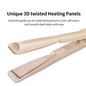 

2 in 1 hair straightener hot comb straightener Iron Wand Twist Hair Styler Hot Comb twistline Dropshipping