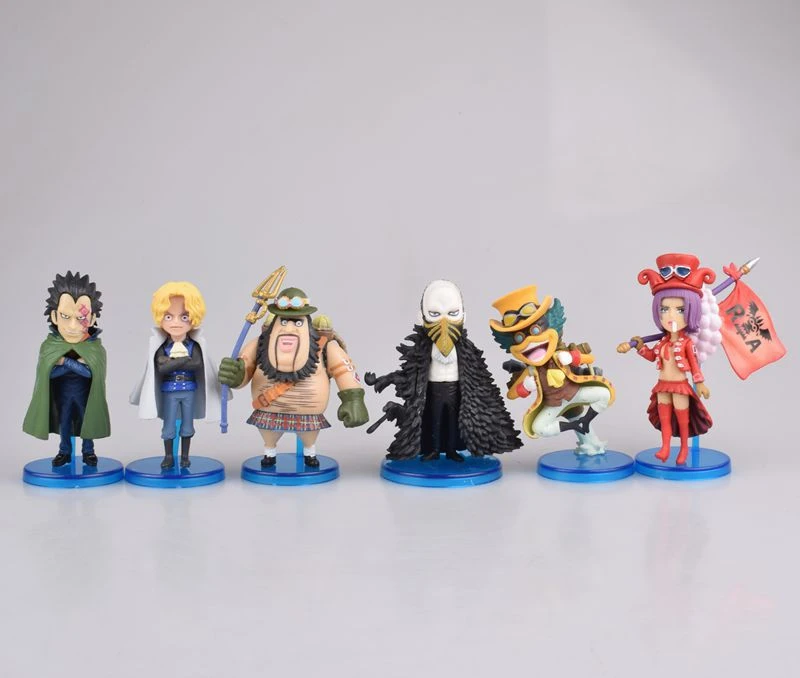 6pcs Anime One Piece Wcf Revolutionary Army Sabo Monkey D Belo Betty Morley Action Figure Collectible Model Toys Doll 7 9cm Aliexpress