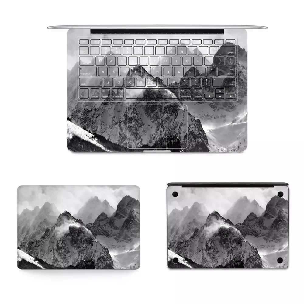 Laptop Sticker Forest Pattern Decal Sticker Vinyl Laptop Notebook Skin Texture Fun For Macbook M1 Pro 16 14" 13" 15" 12" 11" A2179 A2251 A2442