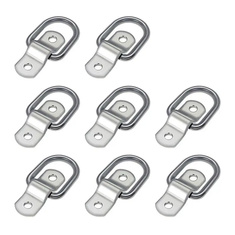 

TOP!-Lashing Mounting Ring Ring Hook Lashing 8Pcs Lashing For Trailer Truck Boat