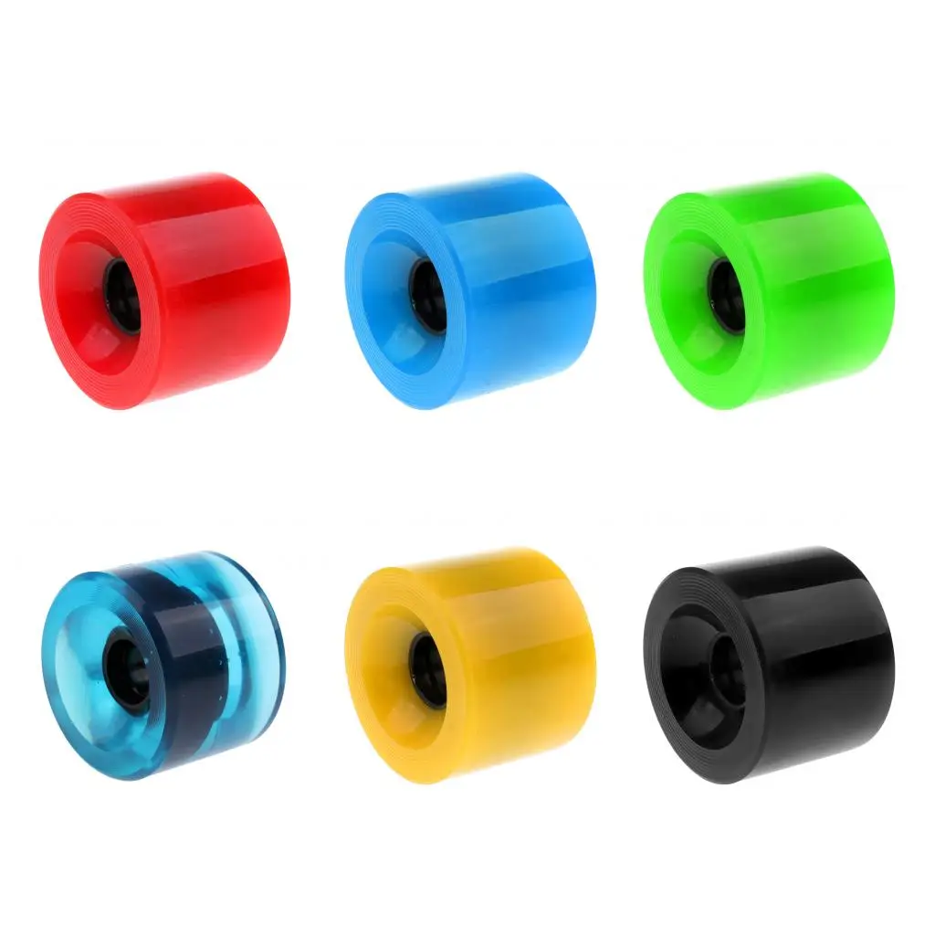 2.75' x 2' Durable Pro Blank Skateboard PU Wheels Longboard Mini Cruiser Wheel