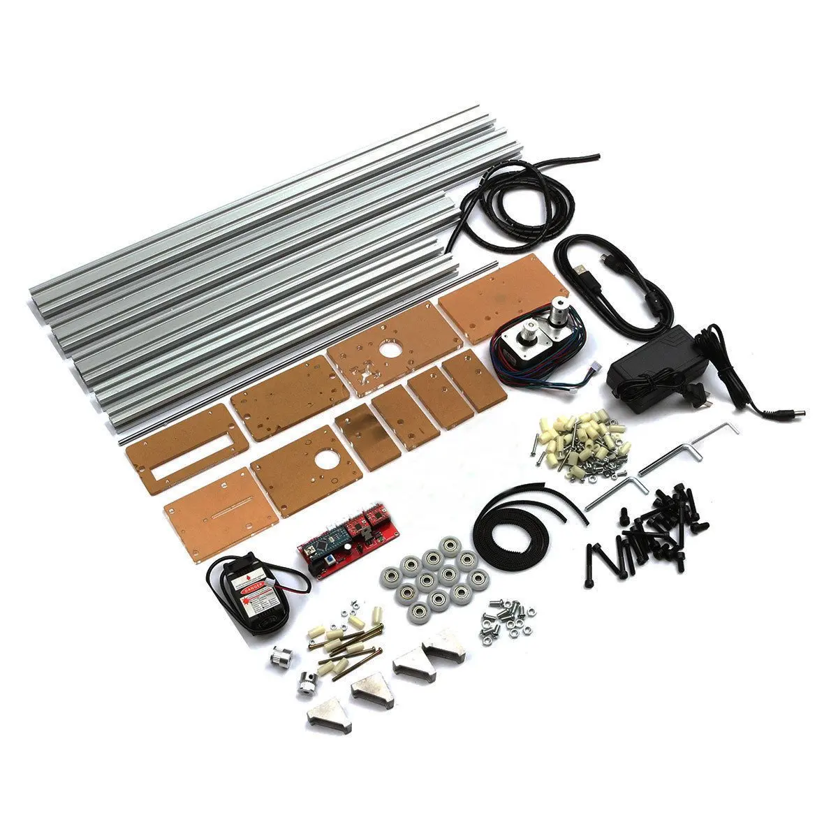 40*50cm Mini 2500MW Laser Engraving Machine 12V DIY Desktop Mini Wood RouterCutting/Engraving Machine with Laser Goggles