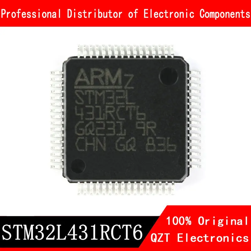 5pcs/lot new original STM32L431RCT6 STM32L431 LQFP64 microcontroller MCU In Stock 1 5pcs lot atmega328p pu atmega328p dip 28 8 bit microcontroller