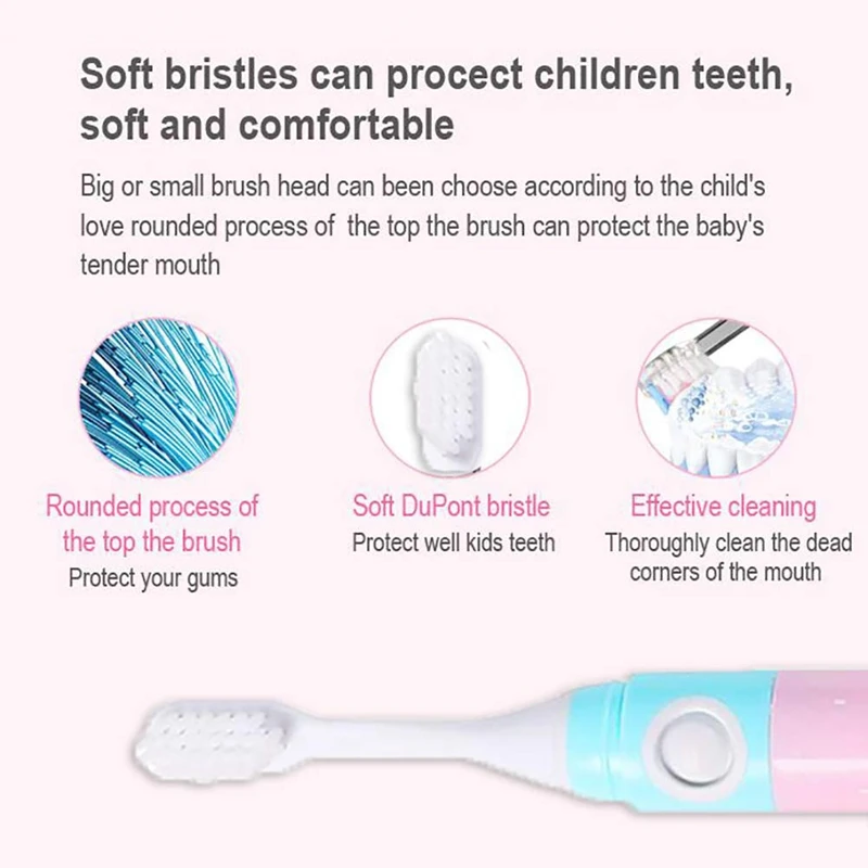 1PC Kids Electric Toothbrush Softer Bristle Brush Cute Fruit Design Cover Electric Toothbrush Easy-Press Power Button Fun Tooth 1PC Kids Electric Toothbrush Softer Bristle Brush Cute Fruit Design Cover Electric Toothbrush Easy-Press Power Button Fun Tooth