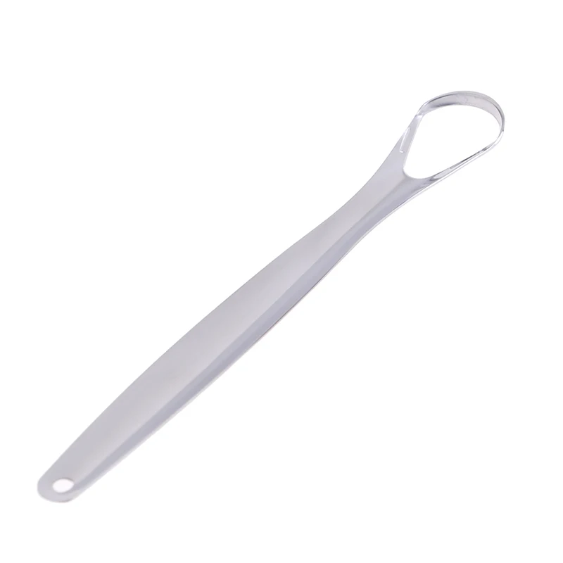 Stainless Steel Tongue Scraper Cleaner Fresh Breath Cleaning Coated TongueToothbrush Dental Oral Hygiene Care Tools