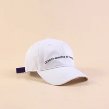Солнцезащитный крем Корейский осень зима Регулируемая Bone Солнцезащитная шляпа простота пара кепки Версия Вышивка буквы бейсболки женские/мужские