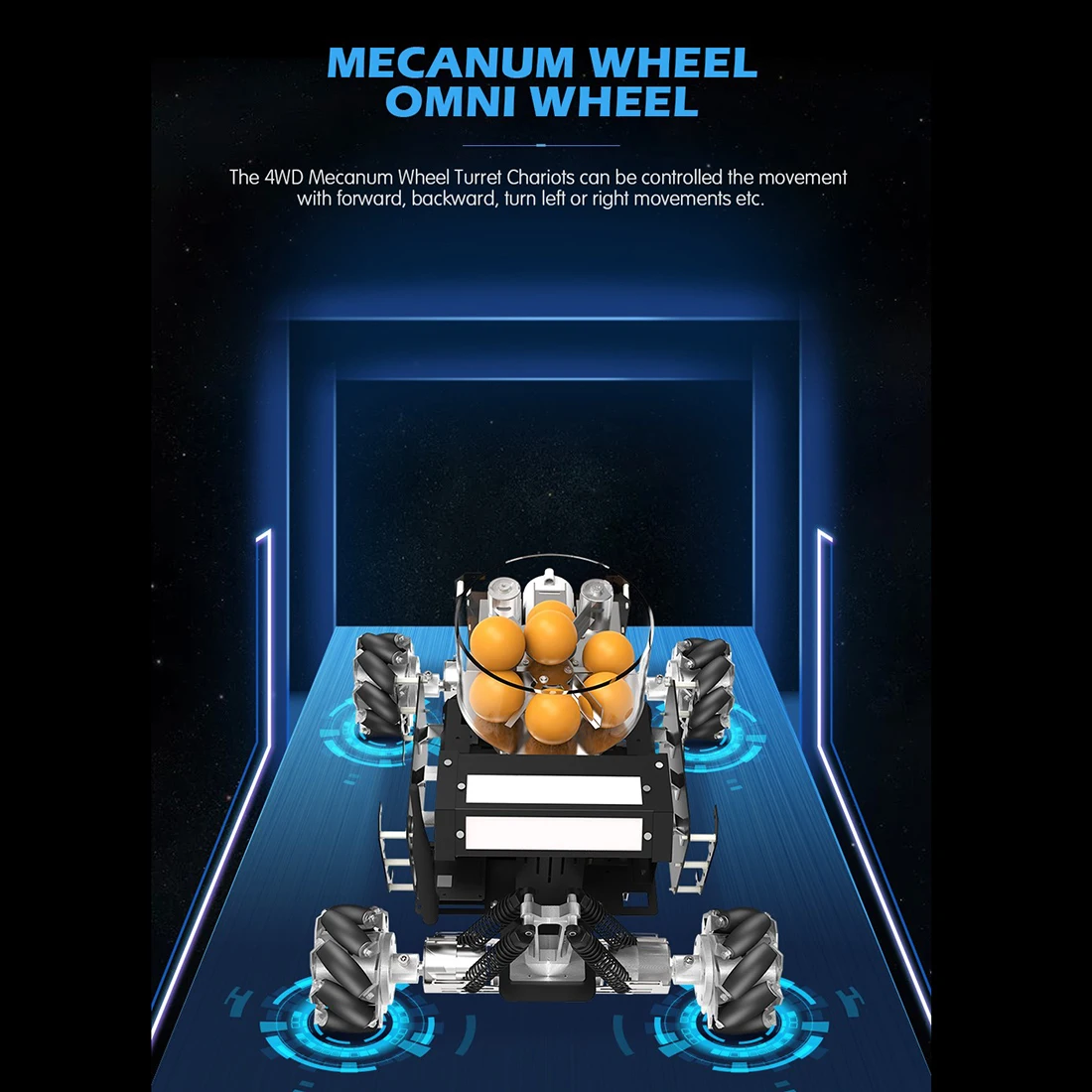 DIY Паровая Omni колесница колеса VR видео контроль XR мастер-робот для STM32 модель образовательная игрушка подарок для ребенка взрослый-черный