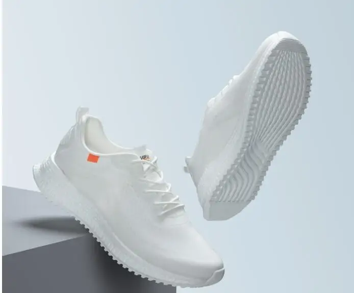 white37 Xiaomi 90 баллов отскок кроссовки амортизирующие Обувь с дышащей сеткой резина для нижней части подошвы кручения ТПУ пара Летняя обувь - Цвет: white37