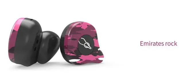 Emirates rock Sabbat X12 Ultra TWS bluetooth 5,0 наушники QCC3020 CVC8.0 HD вызов DSP шумоподавление водонепроницаемая Спортивная гарнитура с микрофоном - Цвет: Emirates rock