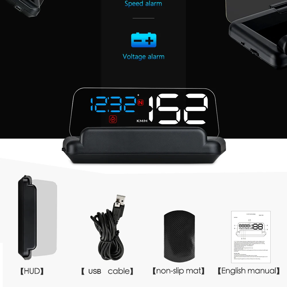 OBDHUD ڵ HUD  ÷, GPS ӵ ð  Ÿ ,  ڵ 溸 ,   , T900