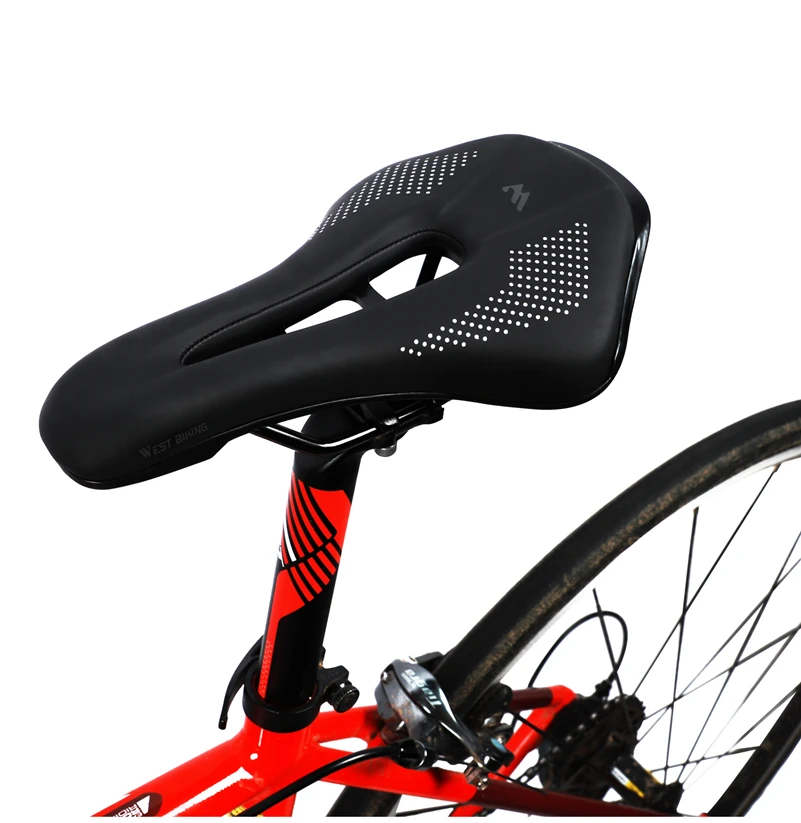 West biking велосипед из искусственной кожи водонепроницаемый полый мягкий амортизирующий велосипедный дорожный сиденье для горных велосипедов Аксессуары для велосипеда