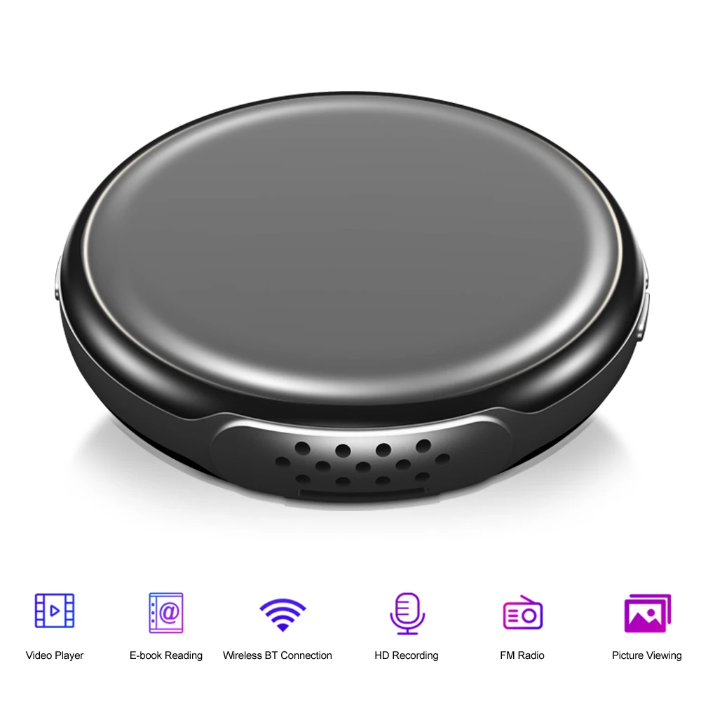 Новейший MP3-плеер RUIZU M1 Bluetooth спортивный мини mp3-плеер Портативное аудио 8 Гб со встроенным динамиком FM Электронная книга музыкальные плееры
