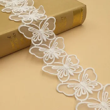 

Embroidery water-soluble cotton thread lace butterfly shape embroidery lace bar code home clothing accessories