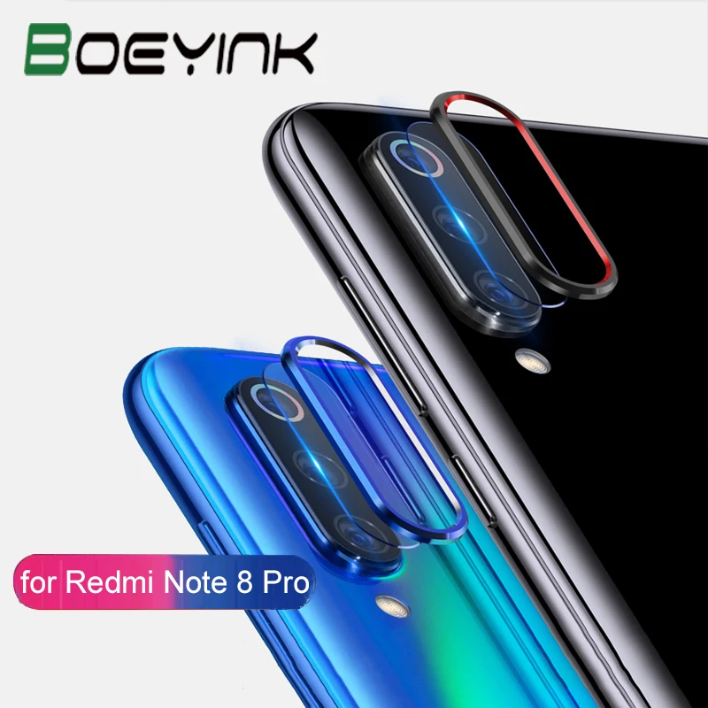 

Tempered Glass+Metal Protection Ring For Xiaomi Redmi Note 8 7 Pro K20 Camera Lens Film For Mi 9 9T 8 SE A2 6X Screen Protector