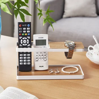 

Jewelry Remote Control Concise Style Shelf Mobile Phone Clock Earring Key Holder Desktop Storage Shelf