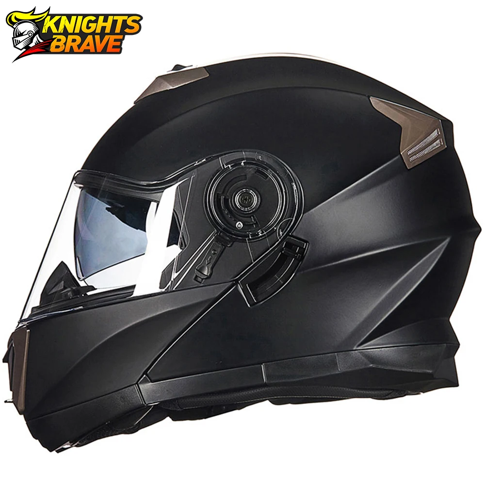 Motorcycle Helmet Flip Up Casco Moto Racing Modular Dual Lens Moto Motocross Helmet Full Face Motobiker Helmets Capacete Casque