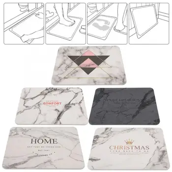 

Bath Diatomite Water Absorbent Bath Mat Fast Drying Non-Slip Foot Floor Mats Bath Ball 30*40cm