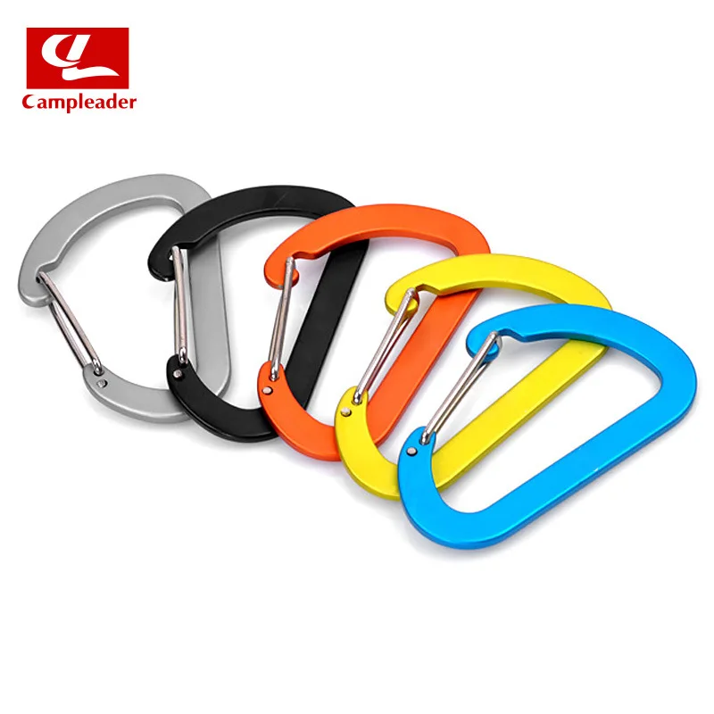 

8CM Flat Carabiner Multi-functional xiao gua kou Lock Threaded