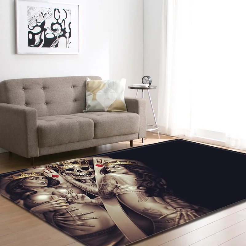

Halloween Decoration Carpets Bedroom Kids Play Mat Soft Flannel Memory Foam Big Area Rugs Carpet for Living Room