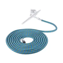 3 м/10ft Премиум USB кабель с нейлоновой оплеткой Аэрограф шланг с Стандартный 1/" Размеры фитинги на обоих концах