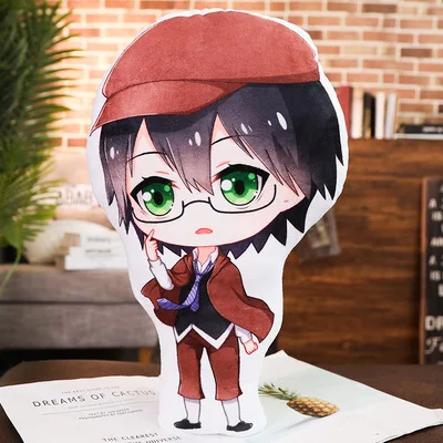 Аниме Банго бродячие собаки дазай Осаму Nakahara Chuuya плюшевые игрушки мягкие чучело кукла Фигурка плюшевая кукла детские рождественские подарки - Цвет: as pictured