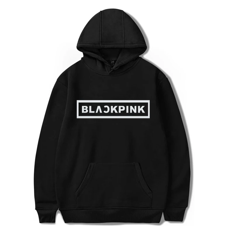 Balckpink с принтом, Зимняя Повседневная Женская и мужская толстовка, большие размеры, толстовки для подростков, мальчиков и девочек, зимняя верхняя одежда с длинным рукавом