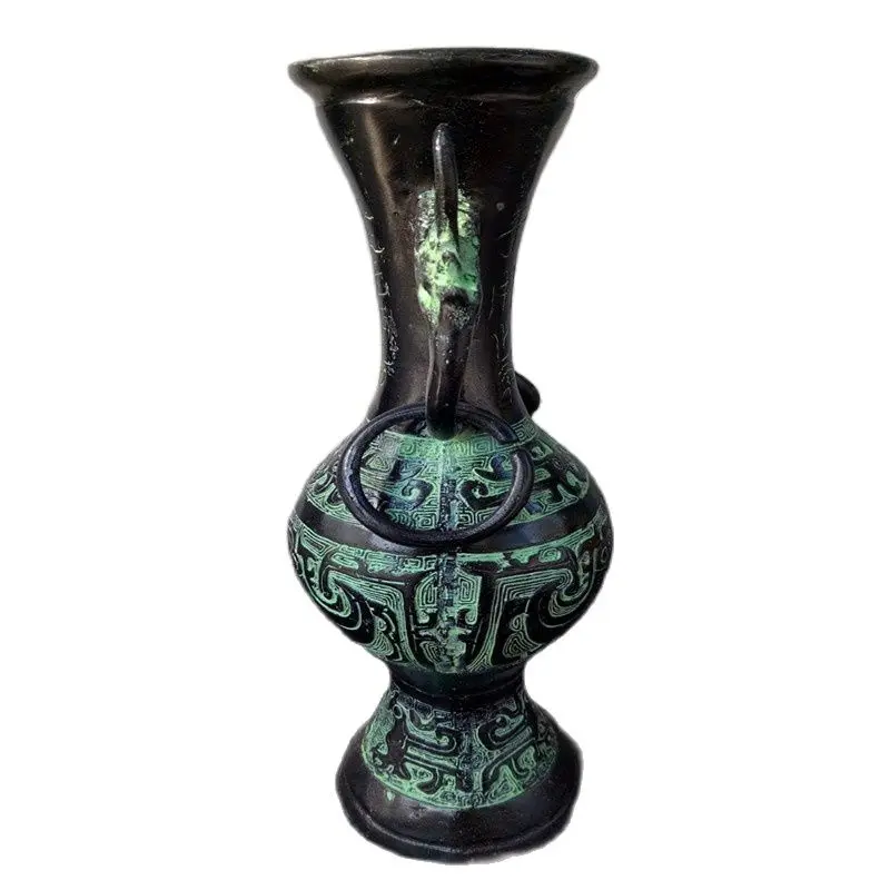 

China's Ancient Bronze Ware Binaural Vase