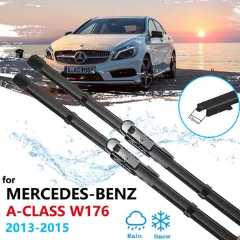 

Car Wiper Blades for Mercedes Benz A-Class W176 2013~2015 Windscreen Wipers Car Accessories A-Klasse A160 A180 A200 A45 2014