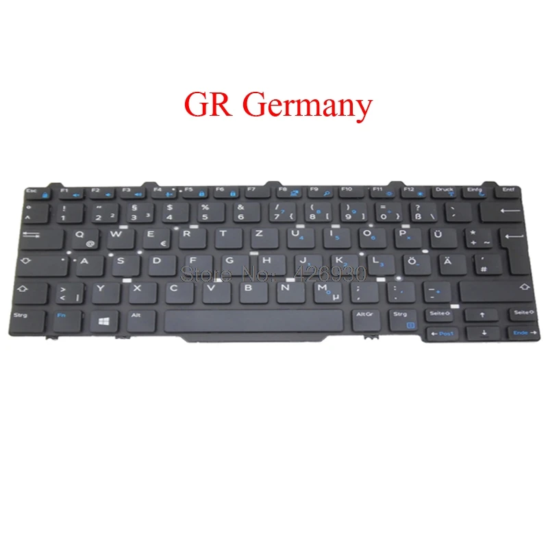 Laptop Keyboard Bezel Trim For Dell Latitude E7450 P40g Black With Pointing Hole 0w9925 W9925 New And Original Laptop Replacement Parts