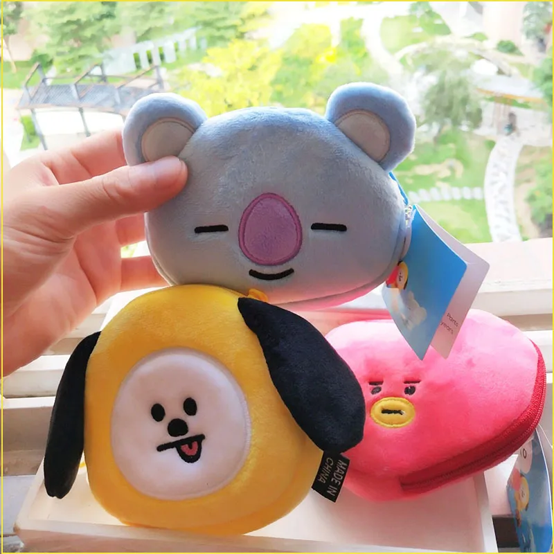 

11CM new mini plush wallet small gift bag Korean cartoon wallet child girl gift