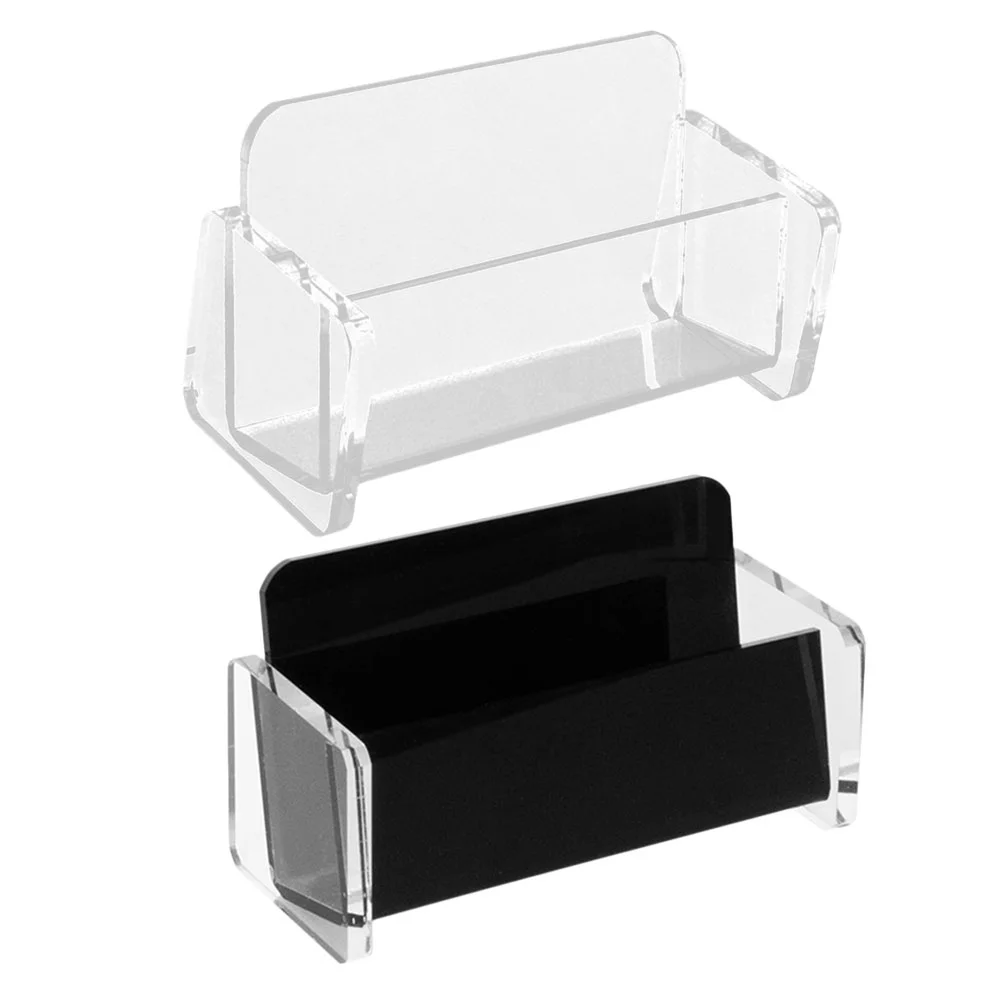 2Pcs Clear Business Holders Cards Display for Company Conference Table (Assorted Color) | Дом и сад