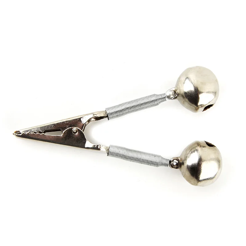 ARDEA Fishing Bell Clip 14g Fish Bite  Alarm Stainless Steel Fishing Rod Clamp Ring Outdoor winter fishing Accessory