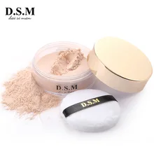 D.S.M профессиональная рассыпчатая пудра контроль жирности осветляющая финишная пудра водостойкая стойкая рассыпчатая пудра для макияжа лица