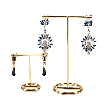 

2pcs/set Jewelry Display Stand Earring Bracelet Necklace Display Stand Gold Jewelry Hanging Rack Home Storage Rack High Quality