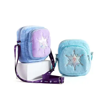 

Hot 2020 100% Genuine Disney frozen 2 Elsa & Anna plush bag shoulder bag doll Satchel schoolbag Children toy kids Christmas gift