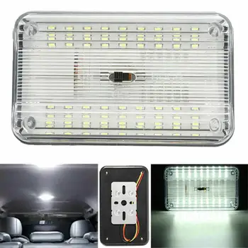 

12V 36LED Car Interior Light Strip Bar Lamp Van Bus Caravan On/Off Switch Ceiling Light for RV Camper Boat Indoor Ceilight