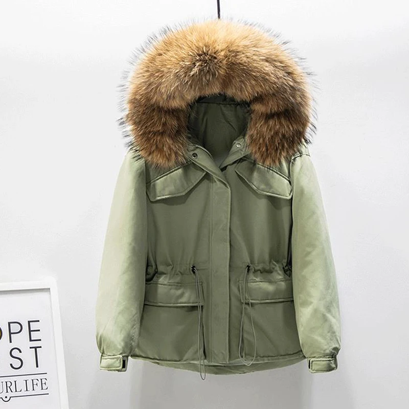 Janveny Short Puffer Jacket Winter Women's Down