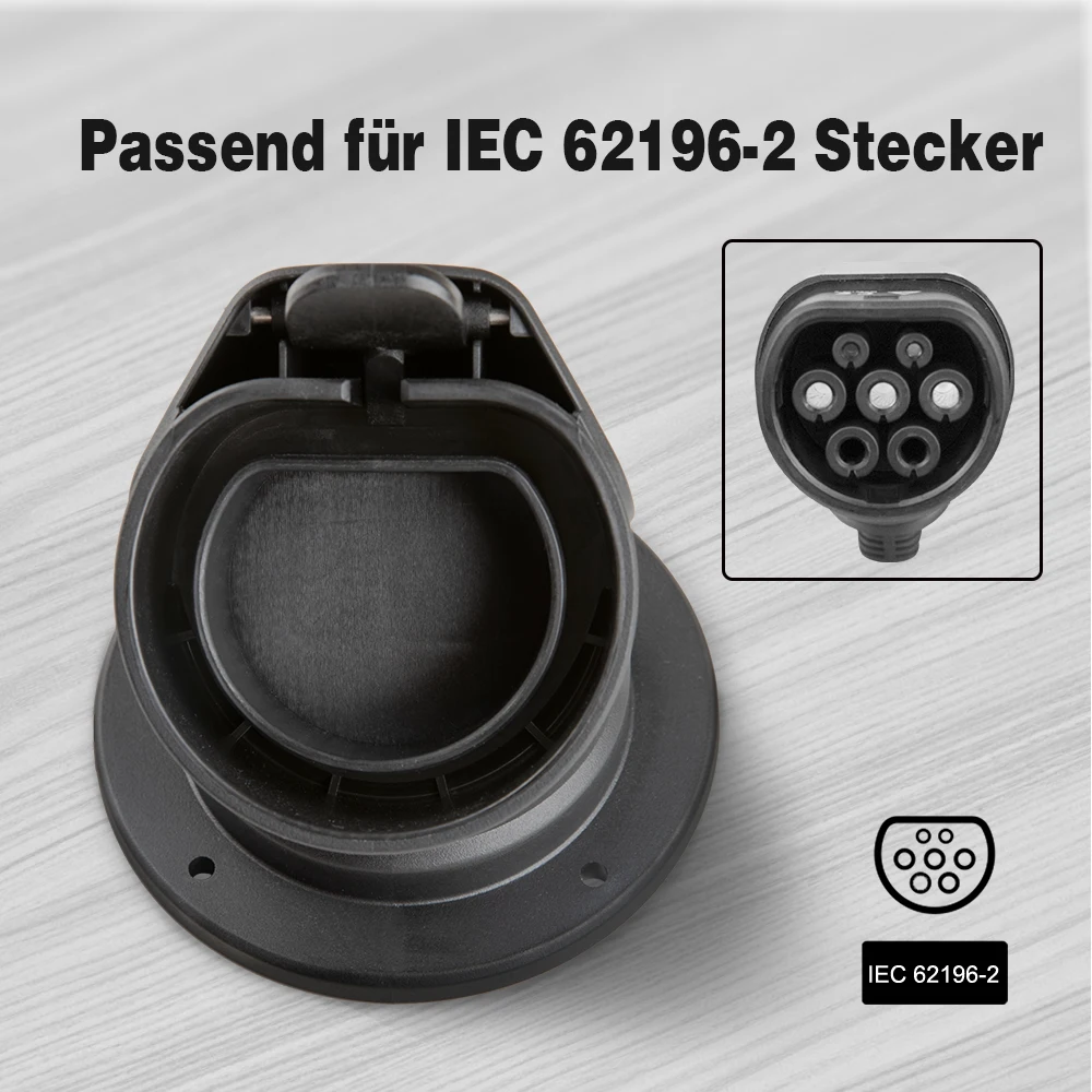 Level-2-Connector-Waterproof-EV-Charger-Cable-Holster-for-Type2-EVSE-IEC-62196-2-Station-Pl