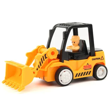 

Mini Engineering Car Tractor Toy Inertia Excavator Pull Back Forklift Pressure-road Children Puzzle Simulation Model Toys