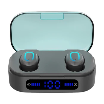

T20 Bluetooth Wireless Headphones TWS Earphones Sports Waterproof Headsets Earburds with LED Display Power Bank