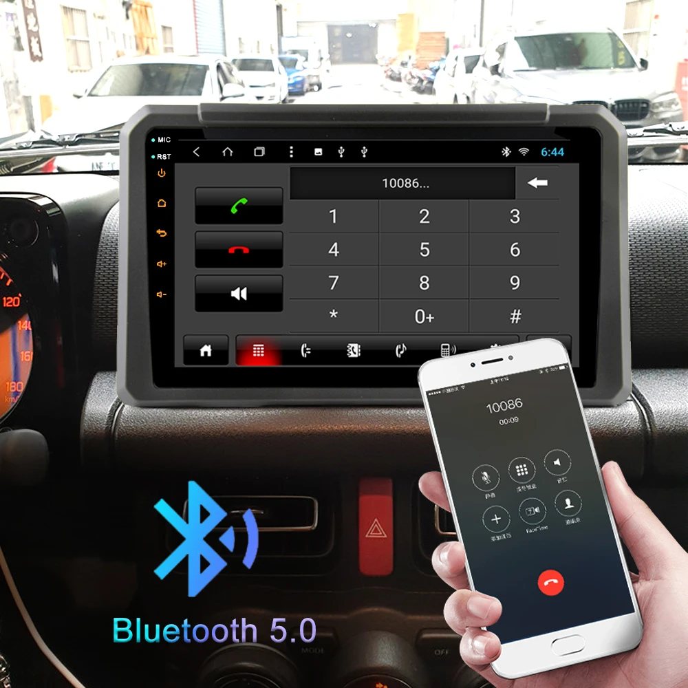 9 дюймов ips 8-core Android 9,0 автомобиля головное устройство подходит Suzuki Jimny поддержка gps Wi-Fi Bluetooth 5,0 USB CarPlay FM AM радио RDS SWC