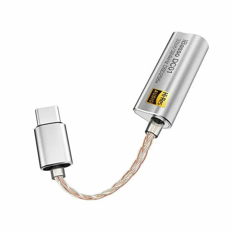 Adaptador de Amplificador de Fone de Ouvido Portátil para Ibasso Comprimidos de Computador Dac para Android 3.5mm de Alta Fidelidade Contrata Adaptador Tipo-c Dc01 Dc02 Usb 2.5mm Mod. 1415758