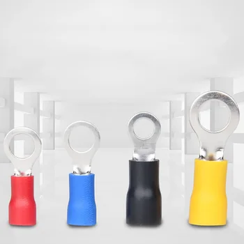 

420PCS Terminal Connector Sets RV Type Audio Connected Butt Ring Male Female Fork Hook Kit Spade Mixed Lug Cable Car Accessories