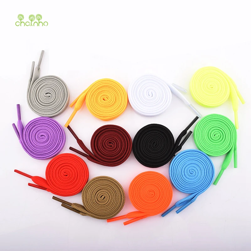 

Chainho,12 Pair/Package,Colored,double-layer&Hollow Canvas Shoelace,For Sport Shoes&Booties,Width 1cm,12 Colour,Length 1 meter