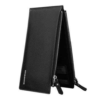 

New Slim PU Leather Wallets Male Handbag Simple Hand Coin Purse Mobile Phone Pocket for Men