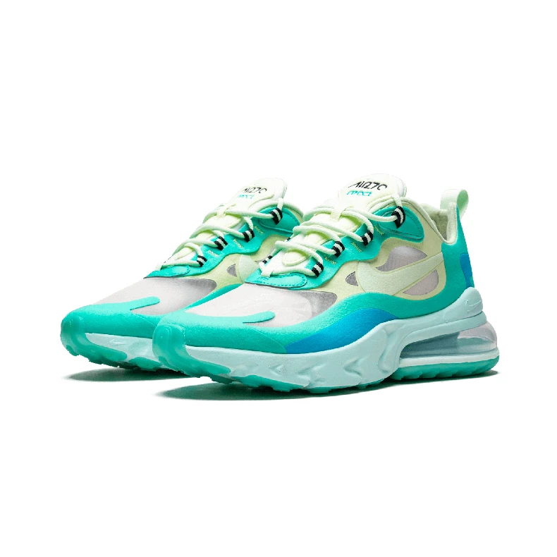 Оригинальные подлинные мужские кроссовки для бега Nike Air Max 270 React, спортивная обувь, классические уличные повседневные модные трендовые новые AO4971-400