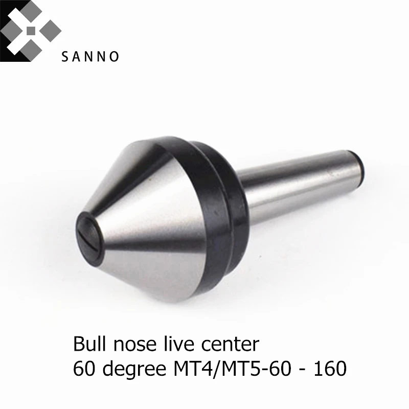 Bull Nose Live Center 60 Degree Mt4 Mt560 / 80 / 100 / 120 / 140 /160